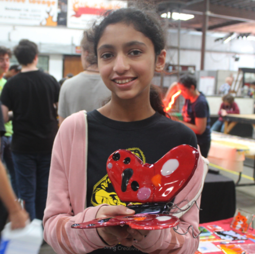 Youth Creatures in Fused Glass