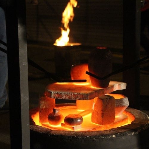 Hand Build and Raku Fire