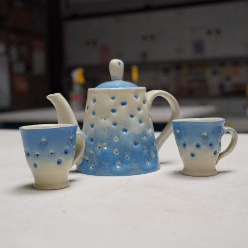 Teapot and Cups