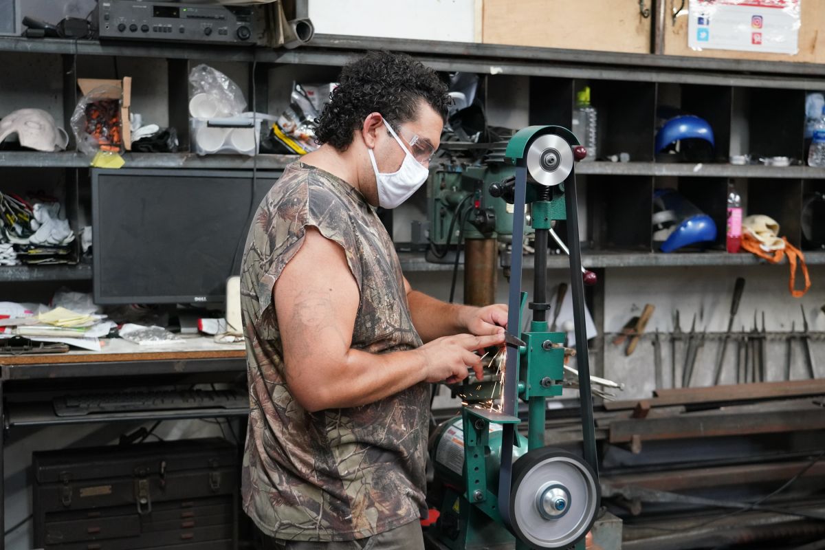 Blacksmithing_Blacksmithing I_August_2020_Covid_-3083 start blacksmithing