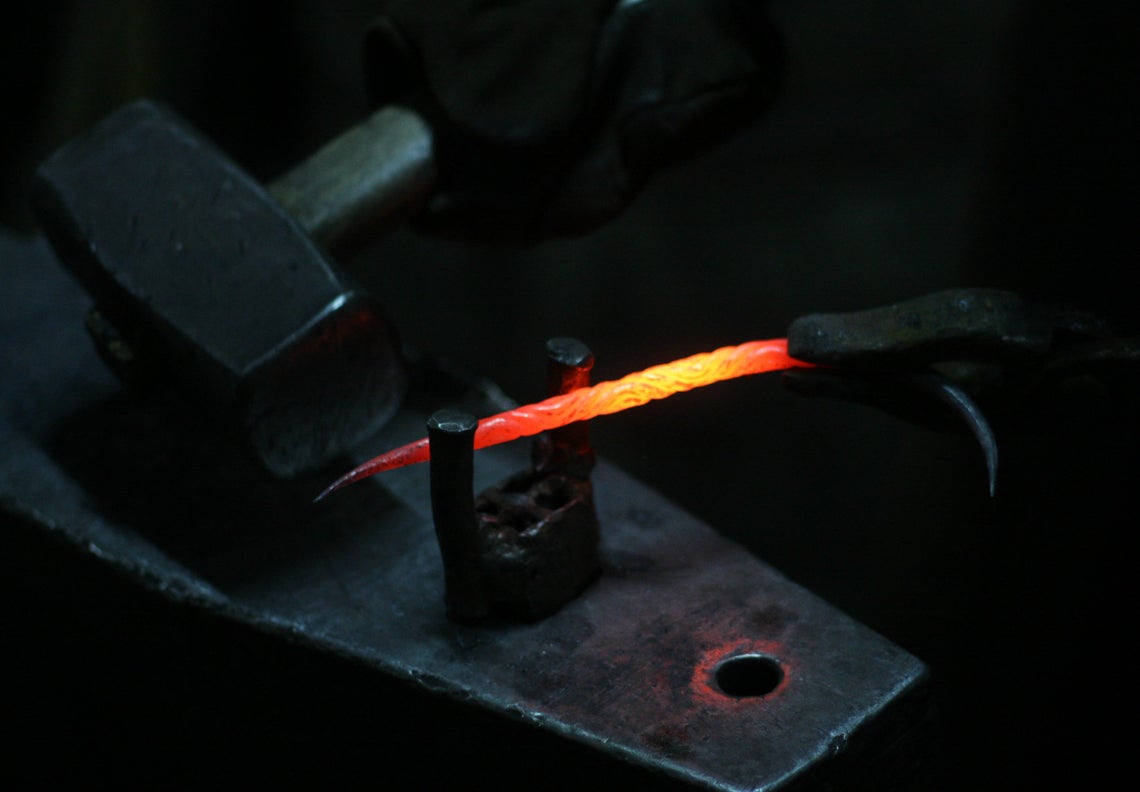 forged bracelet blacksmithing projects