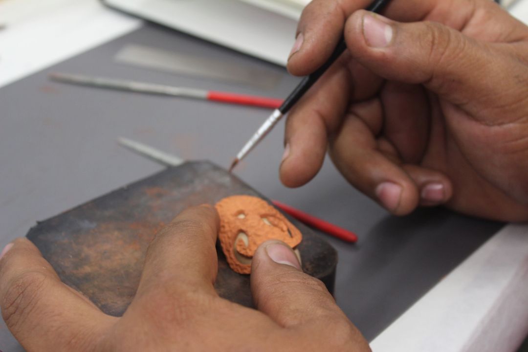 Jewelry_Decorative Skull with Metal Clay_April 2019_ _0122 Jewelry making
