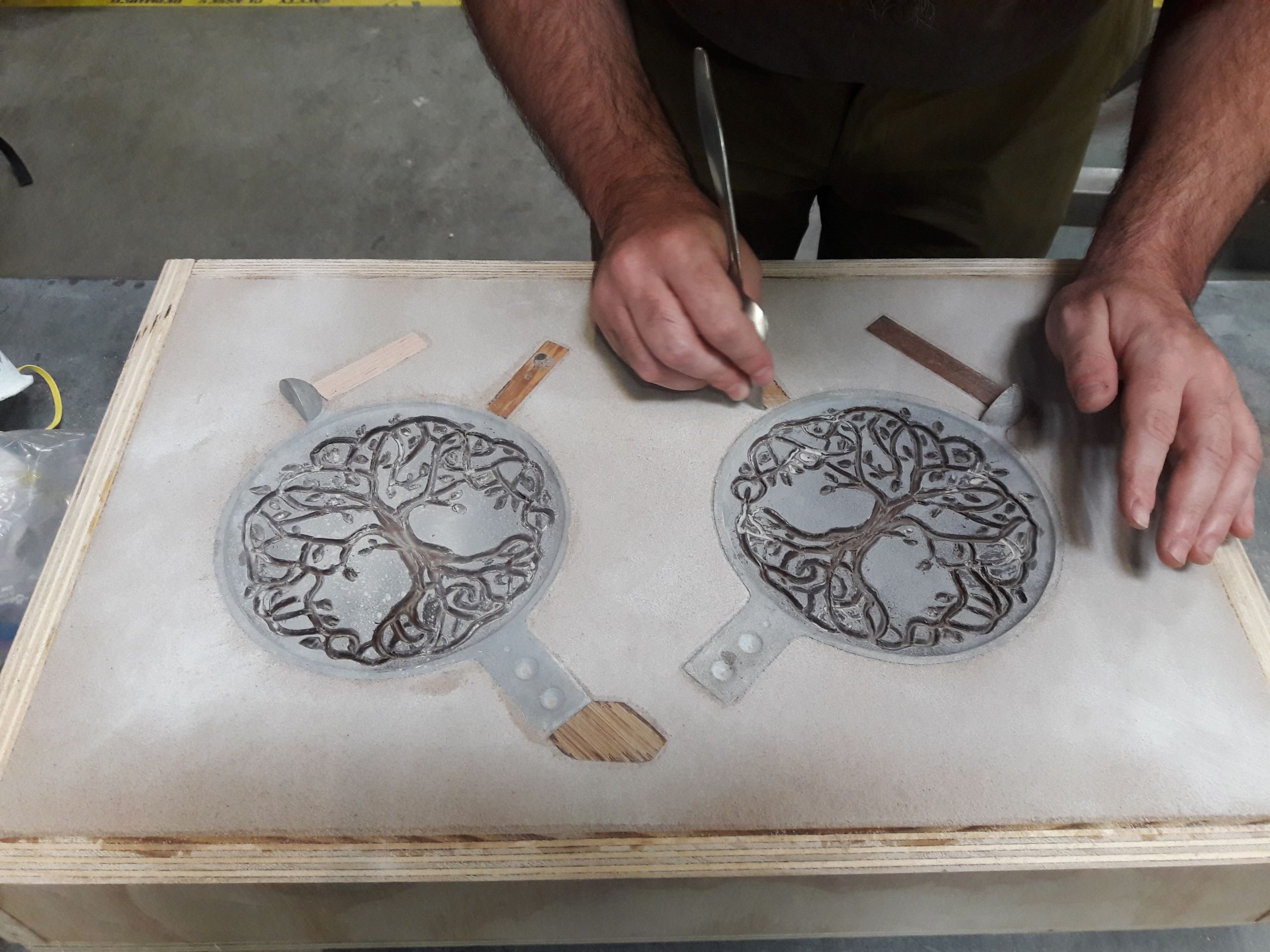 Waffle iron foundry June 2019 (43) metal casting