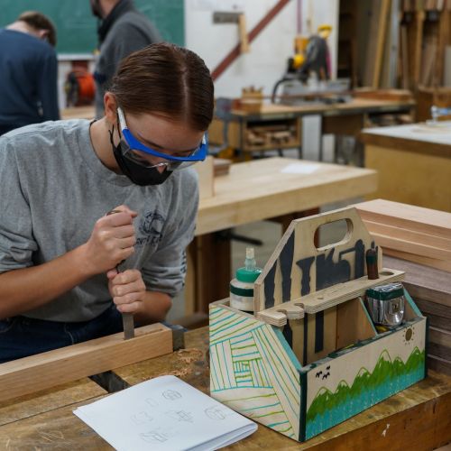 Woodworking_Youth Woodworking II_Youth Summer Camp 2021_Week 6_July_-3937