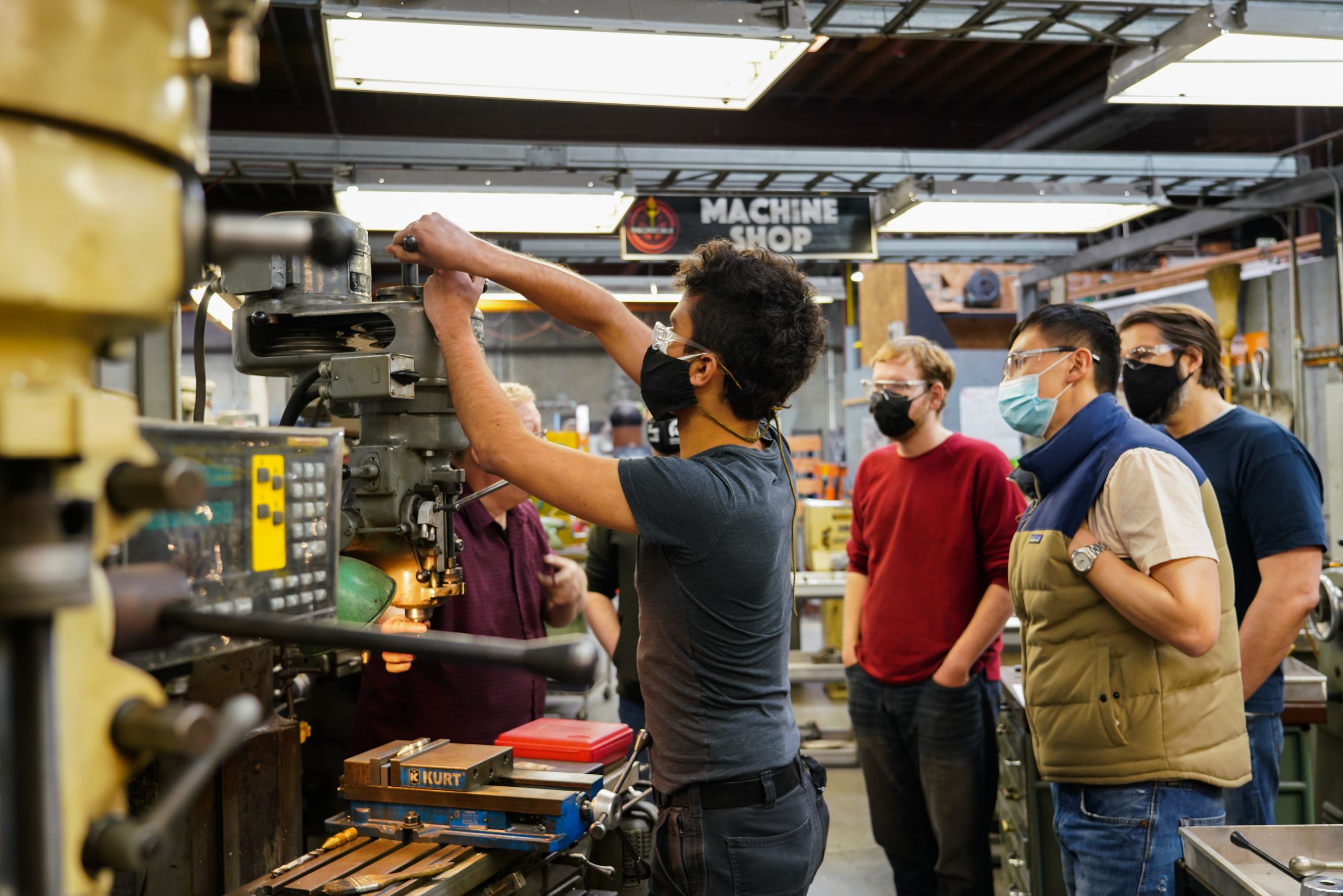 Machine Shop_Turning and Milling_February 2021_COVID_-21 machinist