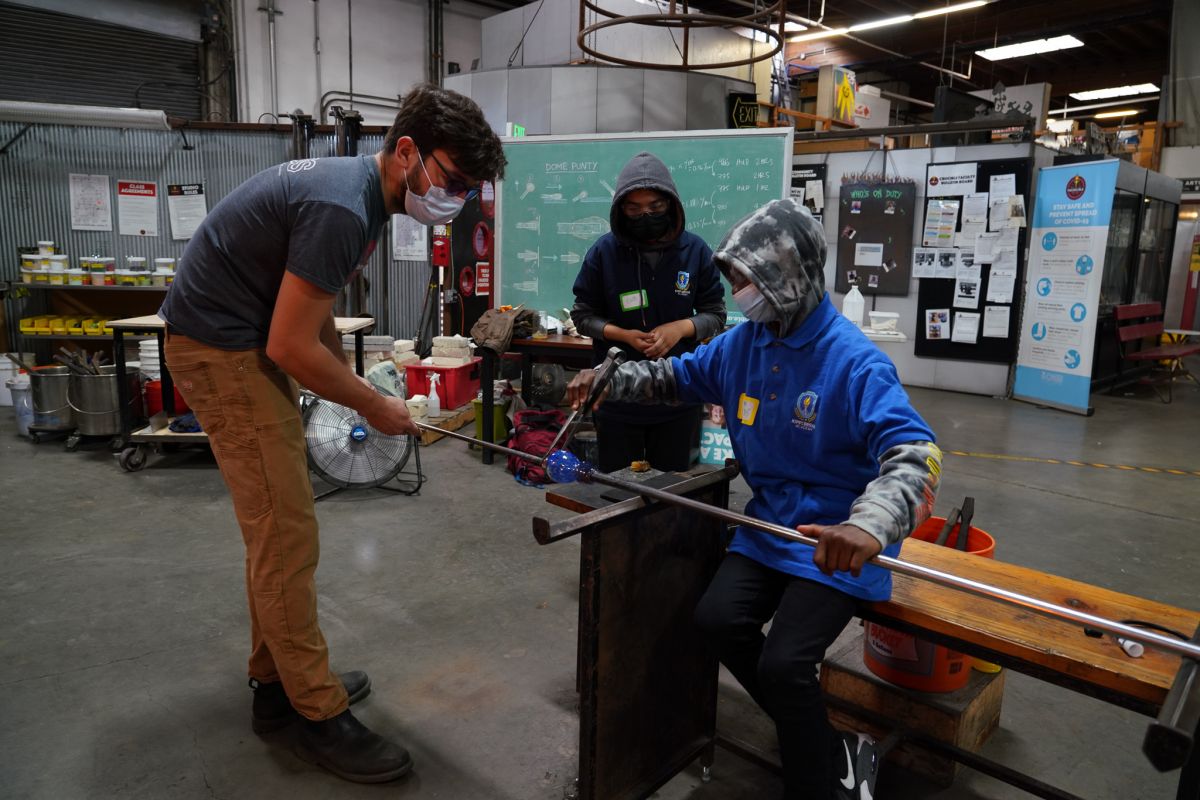 glass blowing department coheads