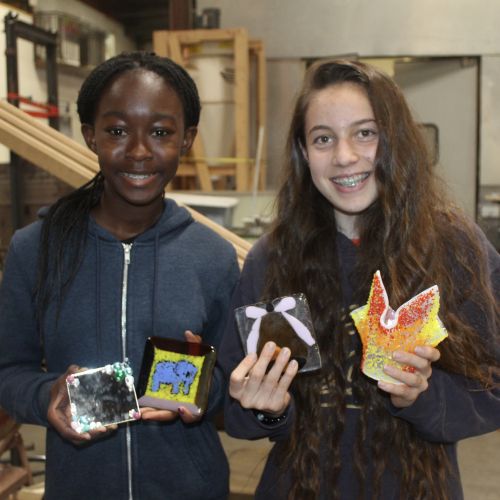 Glass Fusing and Slumping_ Youth Creatures in Fused Glass_ Summer Camp 2018 _ July 2018_0560