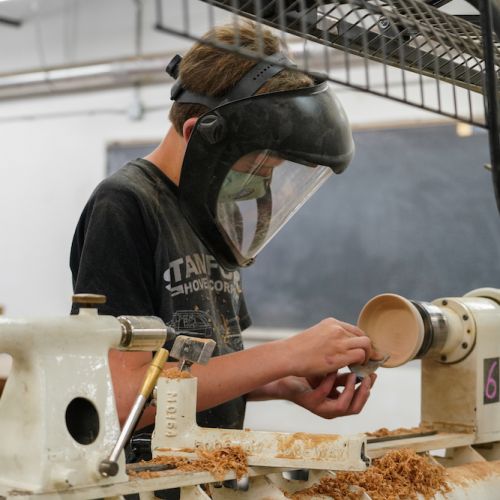 2021 Youth Summer Camps_Woodworking_Youth Woodturning_June 2021-7638