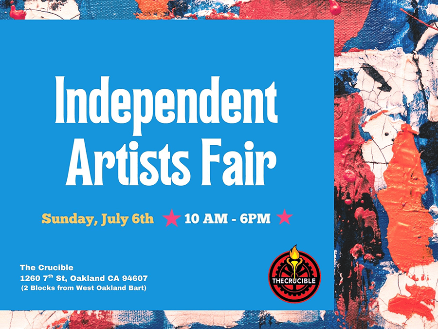 Promotional graphic for The Independent Artists Fair