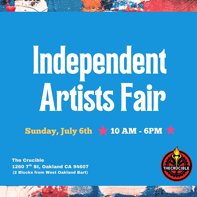Promotional graphic for the Independent Artists Fair event