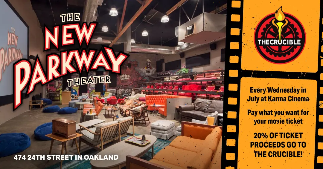 Promotional graphic for The New Parkway Theater