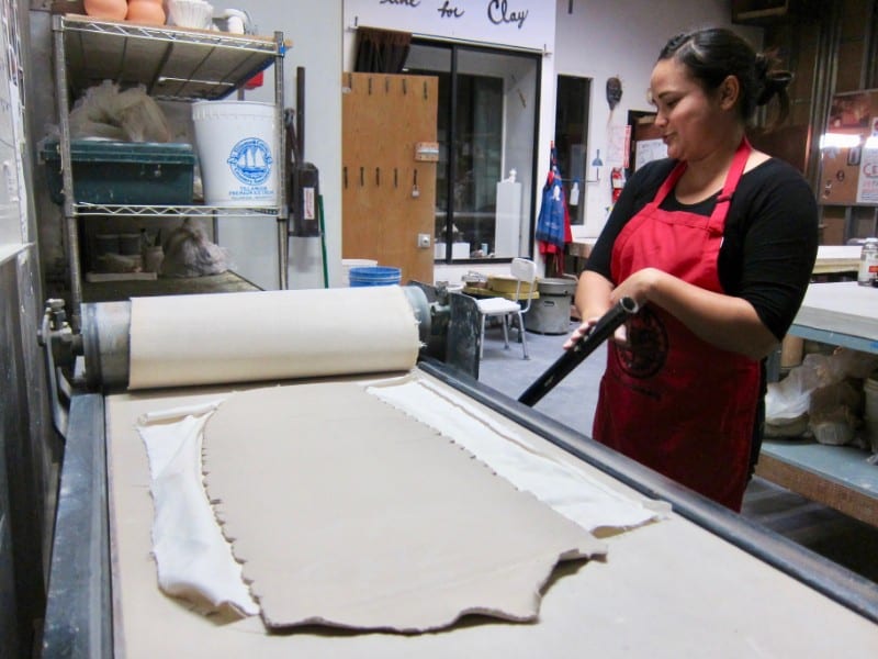 Ceramics_Ceramics I_ Coffee pourover project_June 2018_5412 hand-build a ceramics pour over the crucible oakland