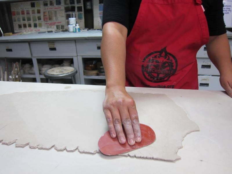 Ceramics_Ceramics I_ Coffee pourover project_June 2018_5422 hand-build a ceramics pour over the crucible oakland