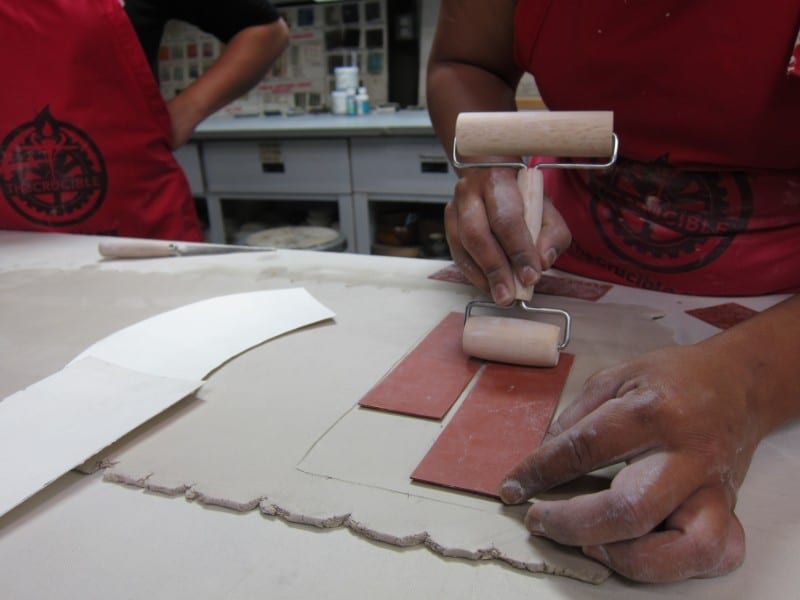 Ceramics_Ceramics I_ Coffee pourover project_June 2018_5434 hand-build a ceramics pour over the crucible oakland