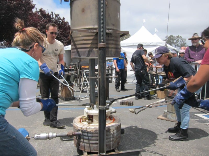 Maker Faire 2018_Ceramics_Raku Fire_5295
