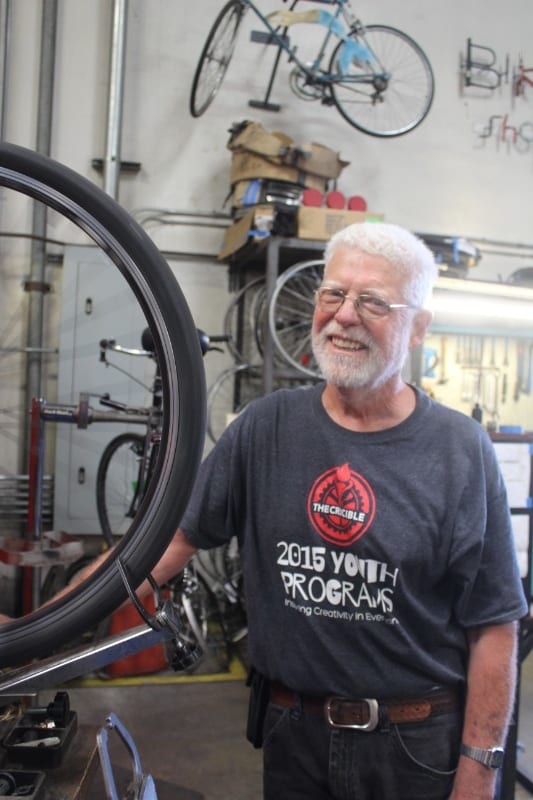 Fire and Water Open House_ August 2018_ Bike Shop Marc Macdonald volunteer_0925