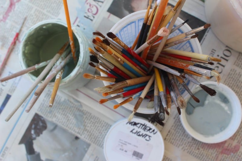 Fire and Water Open House_ August 2018_Raku Ceramics Glaze Fire Hands on_1089