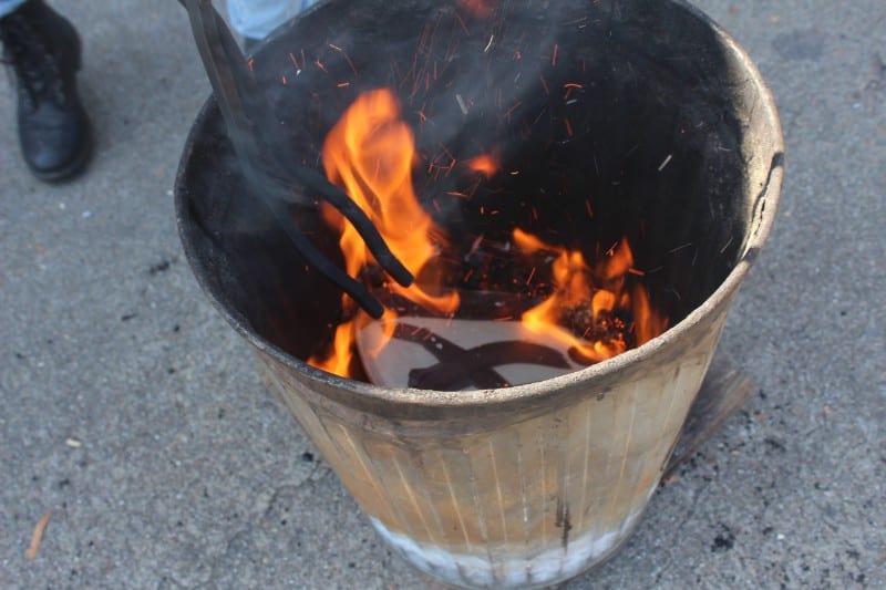 Fire and Water Open House_ August 2018_Raku Ceramics Glaze Fire Hands on_1139